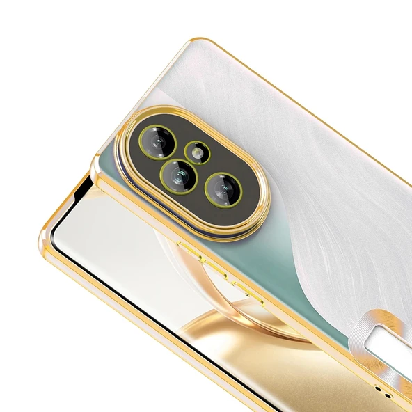 Honor 200 Kılıf Kamera Korumalı Logo Gösteren Zore Omega Kapak - 10