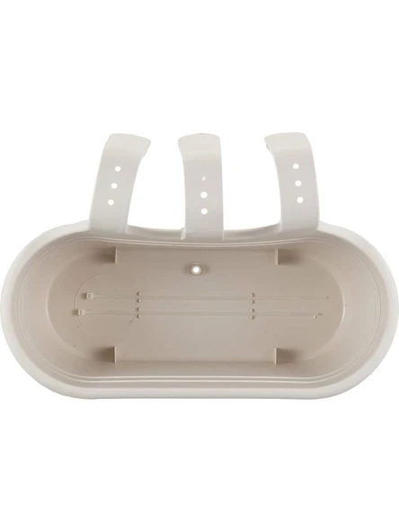 Omnipazar SO-TOM2 Tombik Askılı Balkon Saksı 6.5 Lt Kirli Beyaz 6 Adet - 4