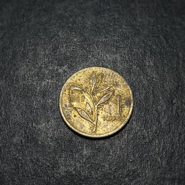 Escoines Koleksiyon 399636873412e83afb 1 Kuruş 1962 Eski Madeni Para - 2