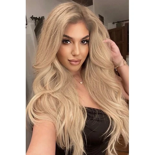 Caş Dekorasyon Isıya Dayanıklı Yarımay Çıt Çıt Saç -16 - Bal Köpüğü - Dalgalı - 60 Cm - 110 Gr