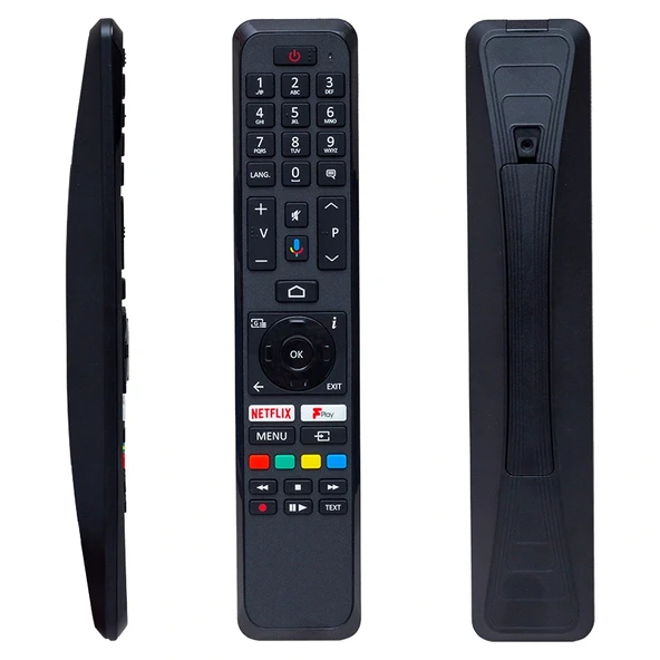 VESTEL RC 43161 NETFLIX-PLAY-MİKROFON TUŞLU SES KOMUTLU LCD-LED TV KUMANDA (HRM1857) (5047)