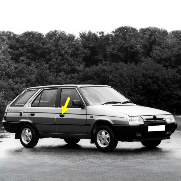 Skoda Forman 1988-1995 Sağ Ön Kapı Dış Açma Kolu 115988105 ürün görseli