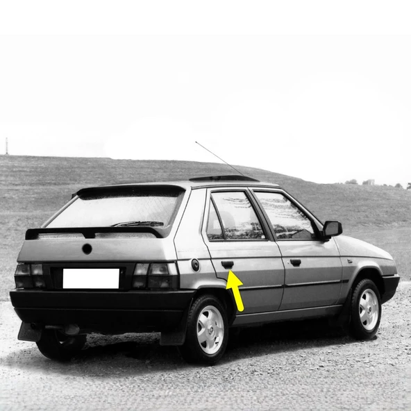 Skoda Favorit 1988-1995 Sağ Arka Kapı Dış Açma Kolu 115988105