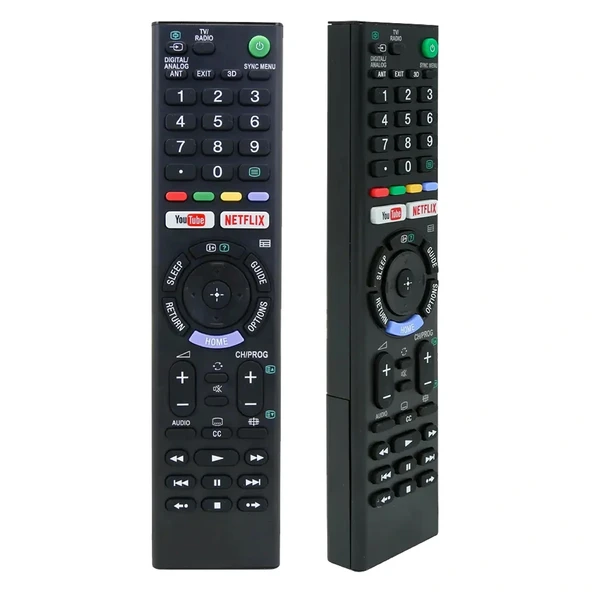 HUAYU KL RM-L1370 SONY YOUTUBE - NETFLIX TUŞLU LCD-LED TV BLİSTERLİ KUMANDA * RMT-TX202P (5047) - 2