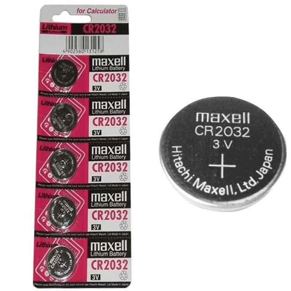 Maxell CR 2032 Lithıum Pil 5'Li Paket - 1