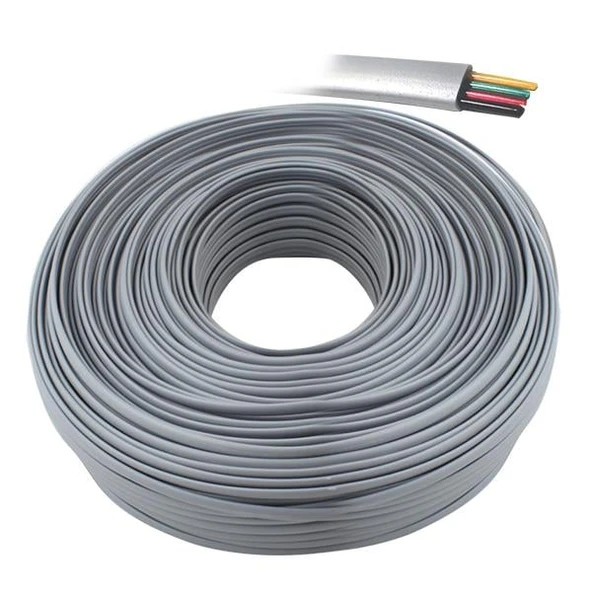 Artar 4'Lü Flat Köken 100 Metre Telefon Kablosu