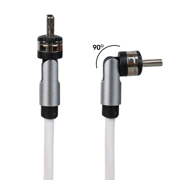 Powermaster PM-25905 Beyaz 3İn1 (Type C- Lightning-Micro Usb) Manyetik Uç Taşınabilir Şarj Kablosu - 2