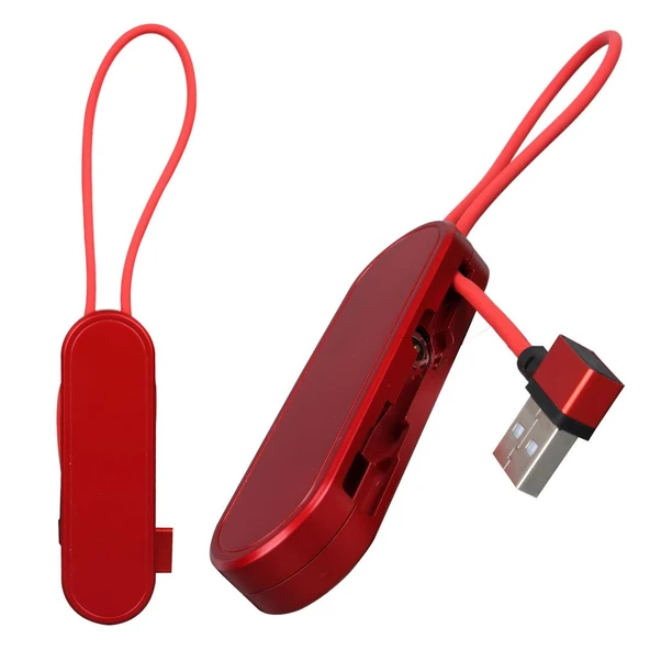 Powermaster PM-25904 3 İn 1 Kırmızı Çok Amaçlı Taşınabilir Şarj Kablosu - 3