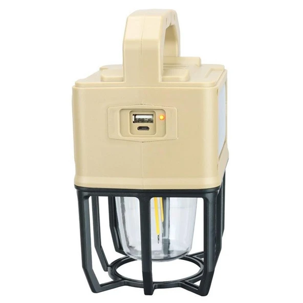 Powermaster PM-26460 3 Modlu Beyaz - Filament Solar Masa - Kamp Lambası - El Feneri - 4