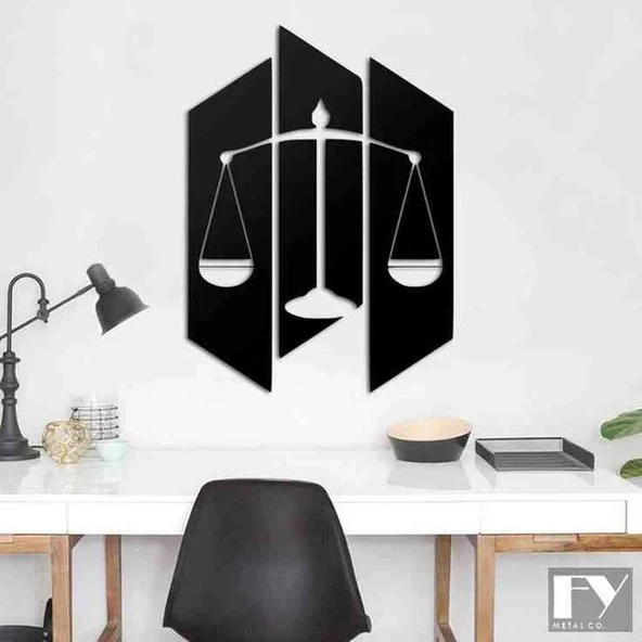 3Lu Adalet dekoratif dekor tablo ürün görseli