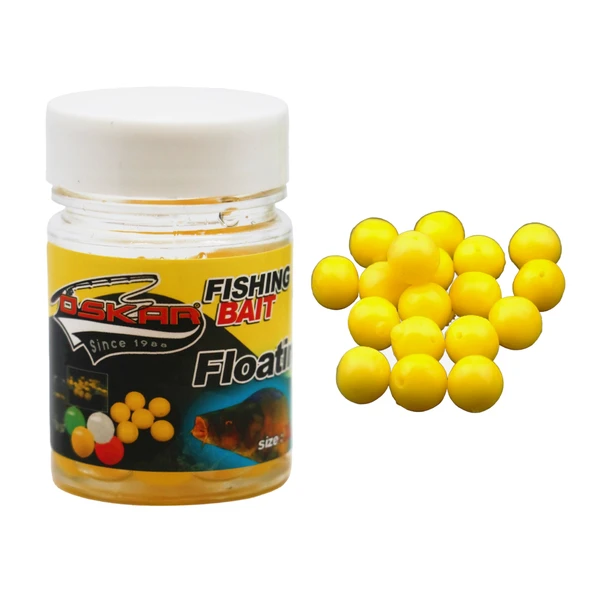 Oskar Boili Silikon Yem Süt Mısır Kokulu Sarı 15 mm - 2