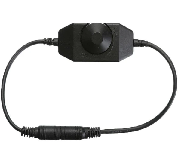 Powermaster DC12V-DC24V 2A Tek Renkli Işık Şiddeti Kontrolü Şerit Led Dimmer PM-4612 - 3