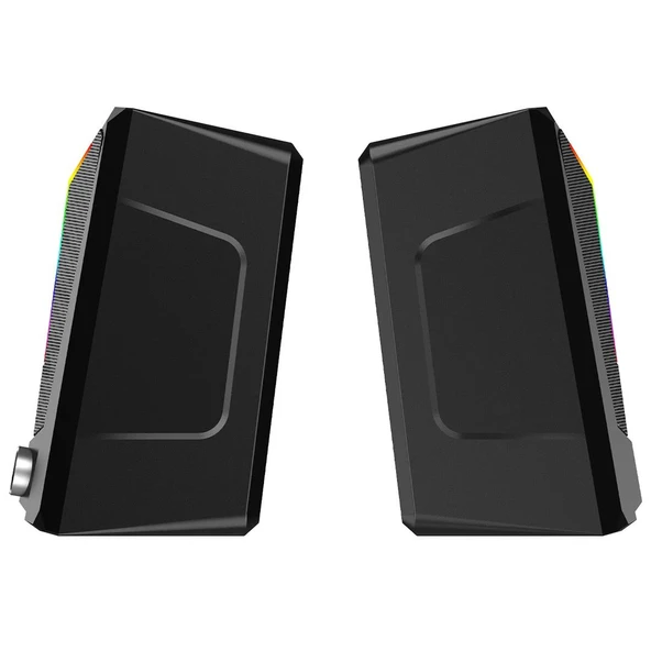 Lenovo Lecoo DS104 Kablolu Usb + 3.5Mm Jack 6W 80Db Rgb Işıklı 1+1 Gaming Speaker - Hoparlör - 3