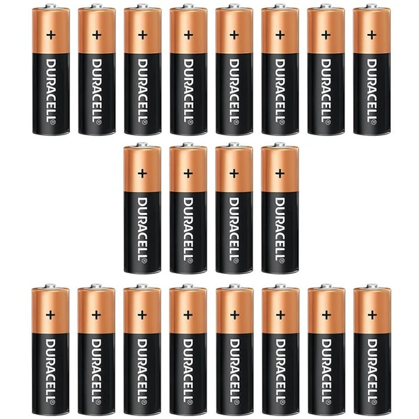 Duracell Alkalin 1.5 Volt AA 20 Li Kalem Pil LR6/MN150 - 2