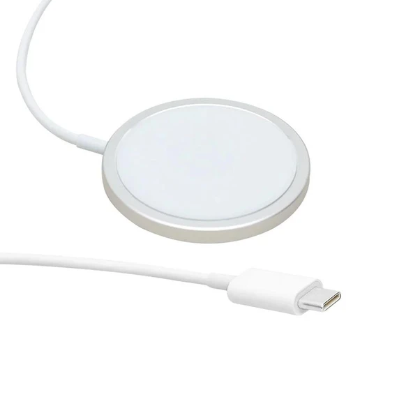 Powermaster Magsafe Magnet Wireless Şarj Cihazı 5V/3A USB Type-C - 2