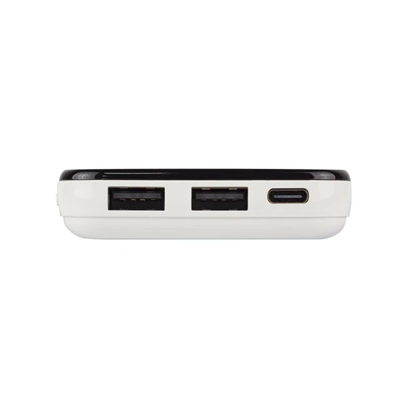 S-Link IP-G2710 10000 Mah 2 USB Port LCD Göstergeli Beyaz Powerbank - 3