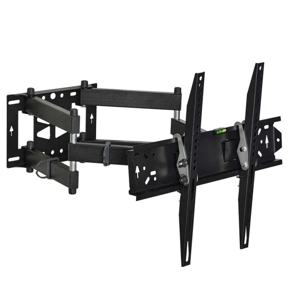 Vontech VT-952 HC Pro 55-98'' Çift Kollu Kilitli Hareketli Televizyon Duvar Askı Aparatı