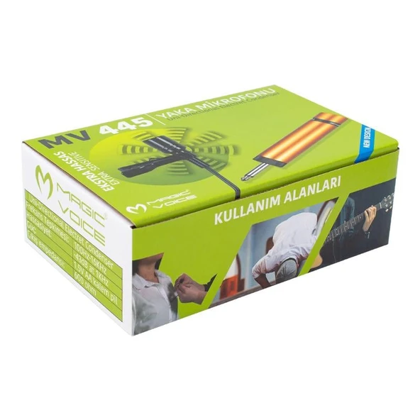 Magicvoice MV-445 Çantalı 5 Metre Kablolu 600 Ohm Yaka Mikrofonu - 3