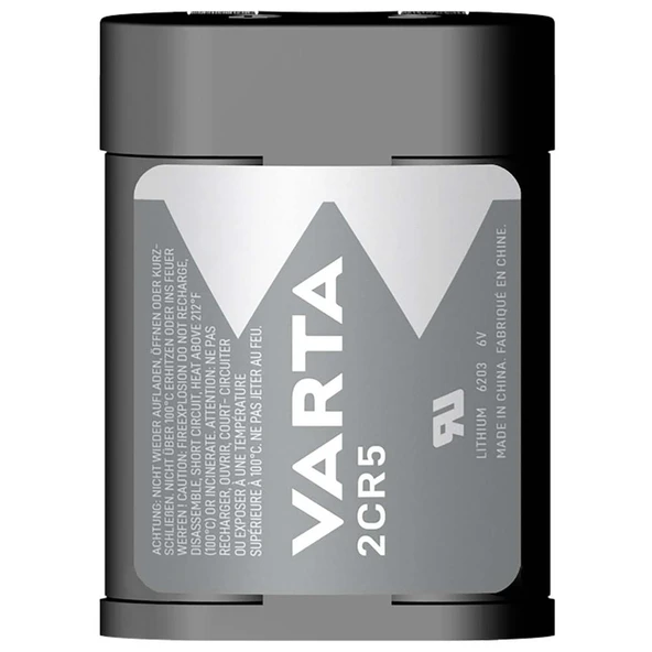 Varta 2CR5 Lityum 6 Volt Fotoğraf Makinesi Pili - 2