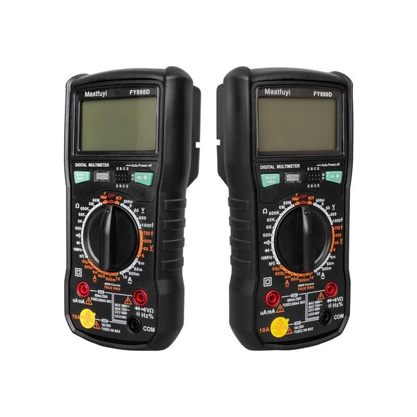 Powermaster FY890D Digital Multimetre Ölçü Aleti True Rms - 2