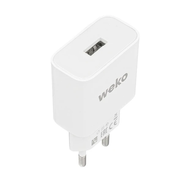 Weko WK-21436 2.1 Amper Telefon Şarj Adaptörü + Micro USB Kablo - 3