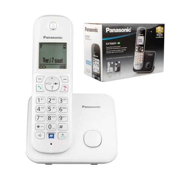 Panasonic KX-TG6811 Gri Dect Telsiz Telefon ürün görseli