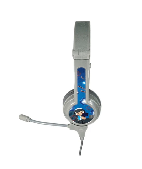 BUDDYPHONES Galaxy Çocuk Kulaklığı Gri - 4