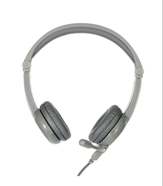 BUDDYPHONES Galaxy Çocuk Kulaklığı Gri - 7