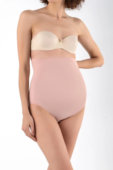 DoReMi Rahat Destekleyici Konforlu Yüksek Bel Çıtçıtlı Hamile Külot - 8