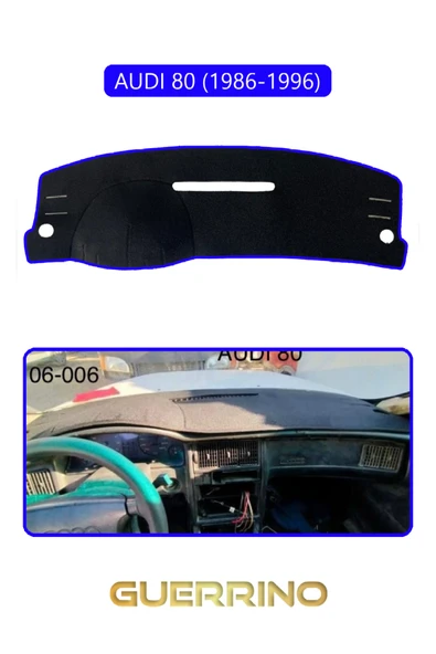 Guerrino  AUDI 80 (1986-1996)TORPİDO KORUMA HALISI MAVİ KENAR ürün görseli