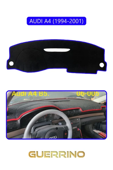 Guerrino  AUDI А4 (1994-2001)TORPİDO KORUMA HALISI MAVİ KENAR ürün görseli