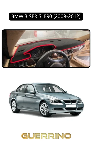 Guerrino  BMW 3 SERİSİ E90 2009-2012TORPİDO KORUMA HALISI SİYAH KENAR ürün görseli