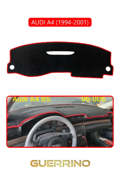 Guerrino  AUDI А4 (1994-2001)TORPİDO KORUMA HALISI KIRMIZI KENAR ürün görseli