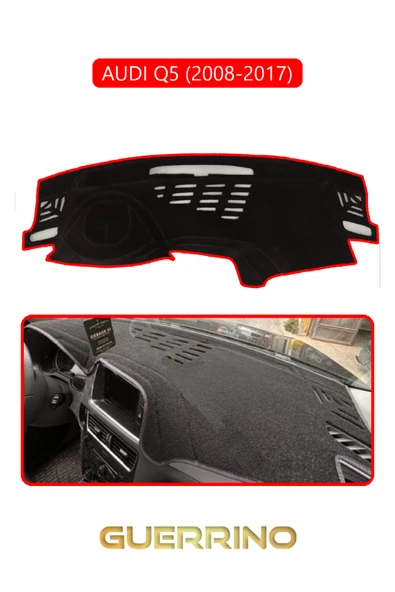 Guerrino  AUDİ Q5 2008-2017TORPİDO KORUMA HALISI KIRMIZI KENAR ürün görseli