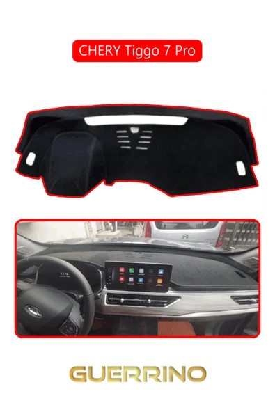 Guerrino  Chery Tiggo 7 PRO TORPİDO KORUMA HALISI KIRMIZI KENAR ürün görseli