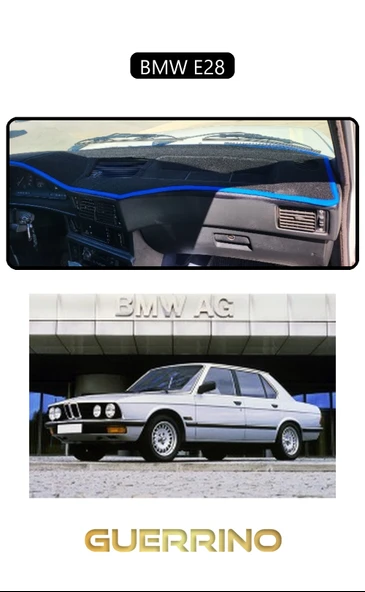 Guerrino  BMW E28TORPİDO KORUMA HALISI SİYAH KENAR ürün görseli