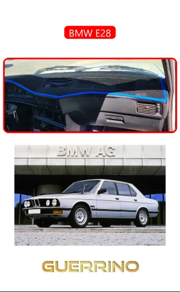 Guerrino  BMW E28TORPİDO KORUMA HALISI KIRMIZI KENAR ürün görseli