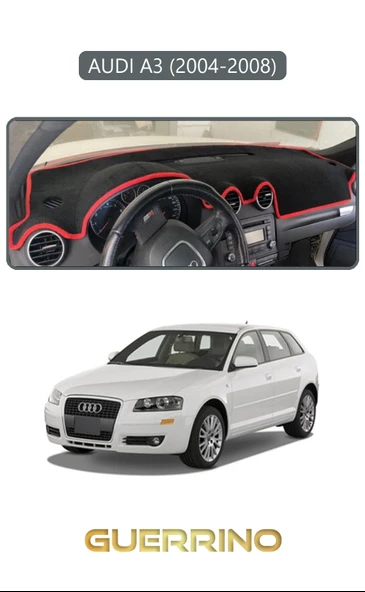 Guerrino  AUDI A3 (2004-2008)TORPİDO KORUMA HALISI GRİ KENAR ürün görseli