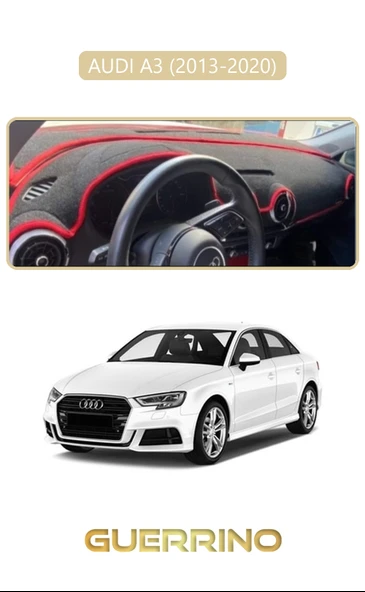 Guerrino  AUDİ A3 (2013-2020)TORPİDO KORUMA HALISI BEJ KENAR ürün görseli