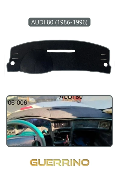 Guerrino  AUDI 80 (1986-1996)TORPİDO KORUMA HALISI GRİ KENAR ürün görseli