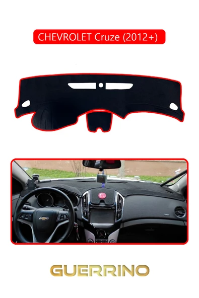 Guerrino  CHEVROLET Cruze (2012+) ;TORPİDO KORUMA HALISI KIRMIZI KENAR ürün görseli