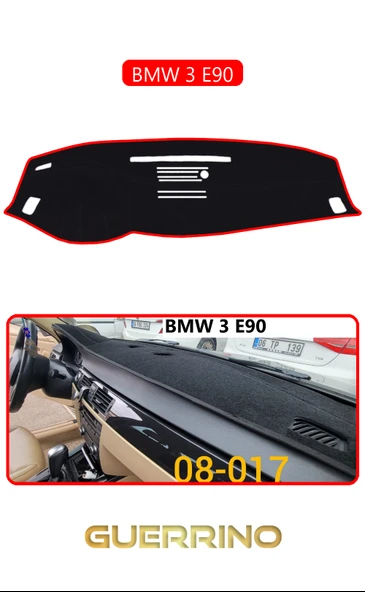 Guerrino  BMW 3 E90TORPİDO KORUMA HALISI KIRMIZI KENAR ürün görseli