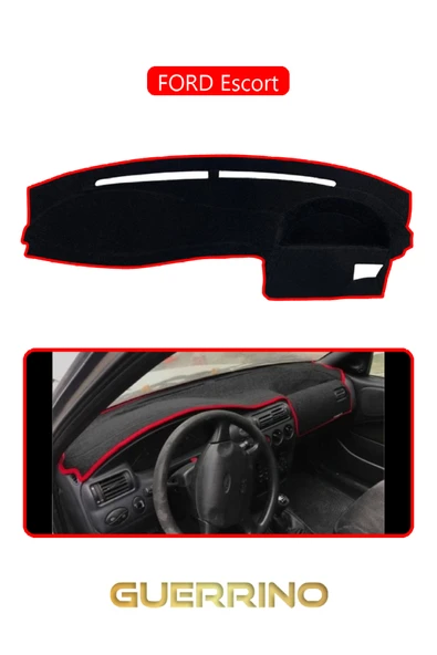 Guerrino  FORD EscortTORPİDO KORUMA HALISI KIRMIZI KENAR ürün görseli