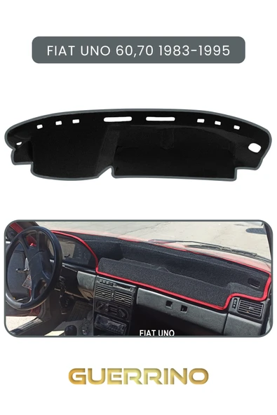 Guerrino  FIAT Uno 60,70 1983-1995 Modellerine UygunTORPİDO KORUMA HALISI GRİ KENAR ürün görseli