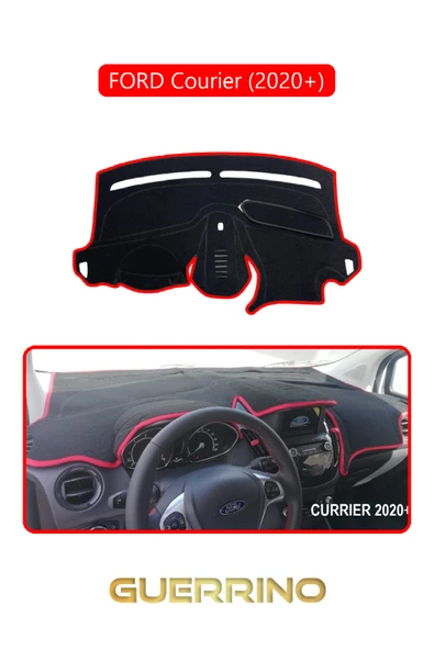 Guerrino  FORD Courier 2020 +TORPİDO KORUMA HALISI KIRMIZI KENAR ürün görseli