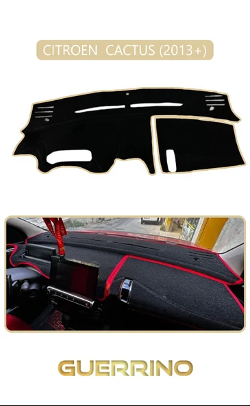 Guerrino  CITROEN  CACTUS 2013+TORPİDO KORUMA HALISI BEJ KENAR ürün görseli