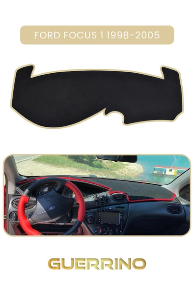 Guerrino  FORD Focus 1 (1998-2005)TORPİDO KORUMA HALISI BEJ KENAR - 1