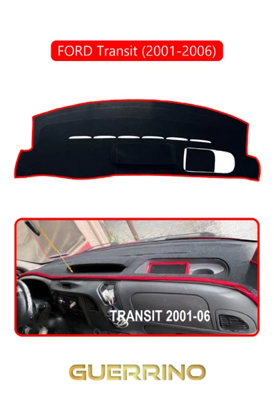 Guerrino  FORD Transit (2001-2006)TORPİDO KORUMA HALISI KIRMIZI KENAR ürün görseli