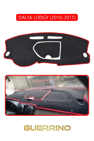 Guerrino  DACIA LODGY 2010-2017TORPİDO KORUMA HALISI KIRMIZI KENAR ürün görseli