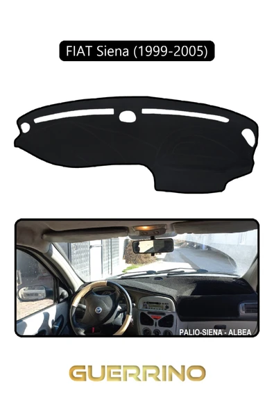 Guerrino  FIAT Siena 1999-2005 Modellerine Uygun eskiTORPİDO KORUMA HALISI SİYAH KENAR ürün görseli